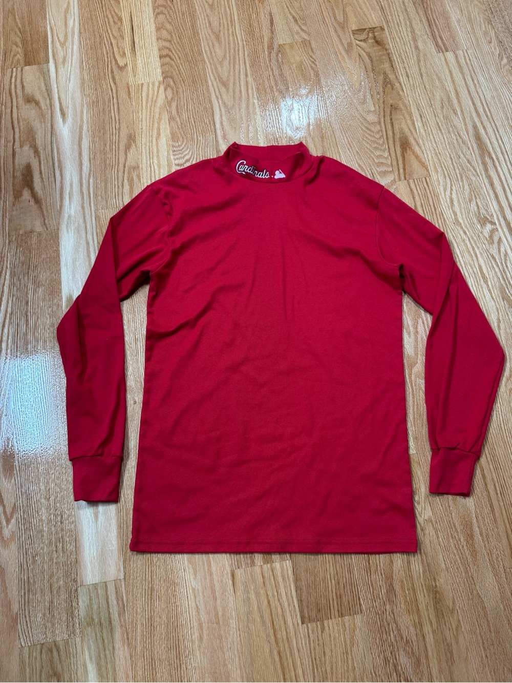 Vintage Majestic St. Louis Cardinals Red Long Sleeve Turtleneck Shirt Mens 2XL
